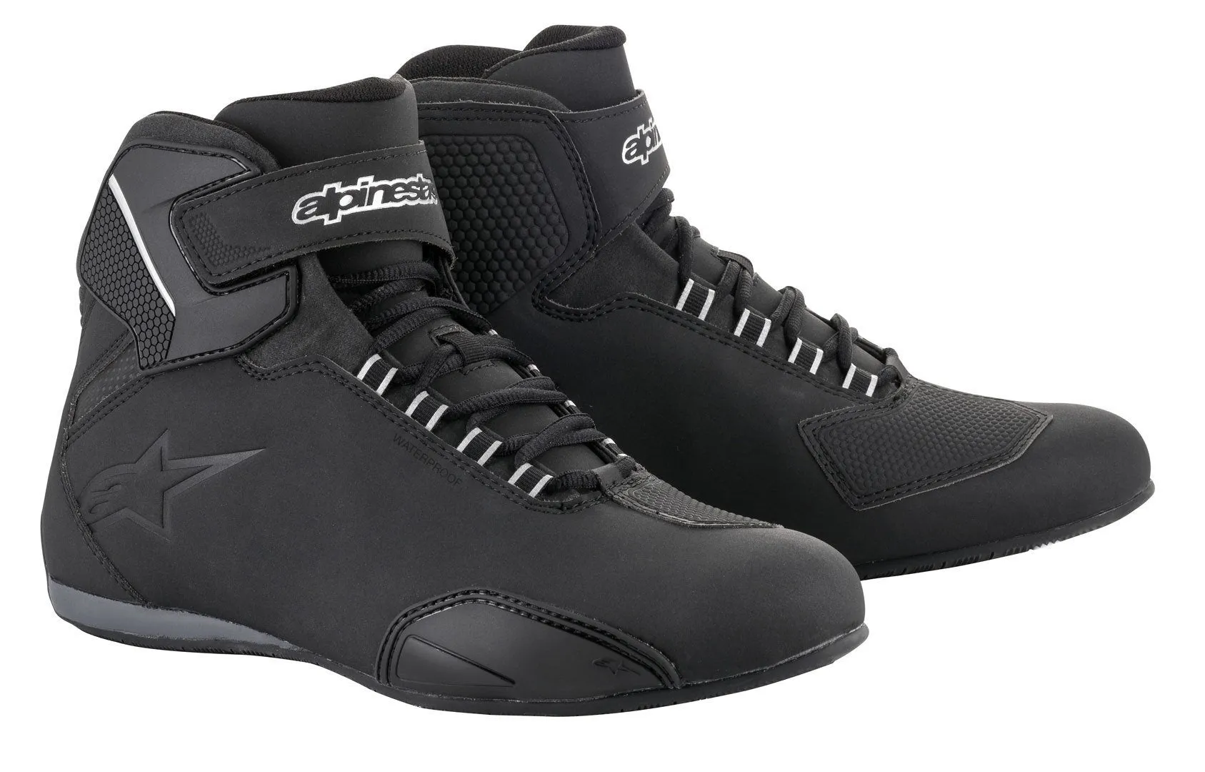 Alpinestars Sektor Waterproof Motorcycle Boots, Black