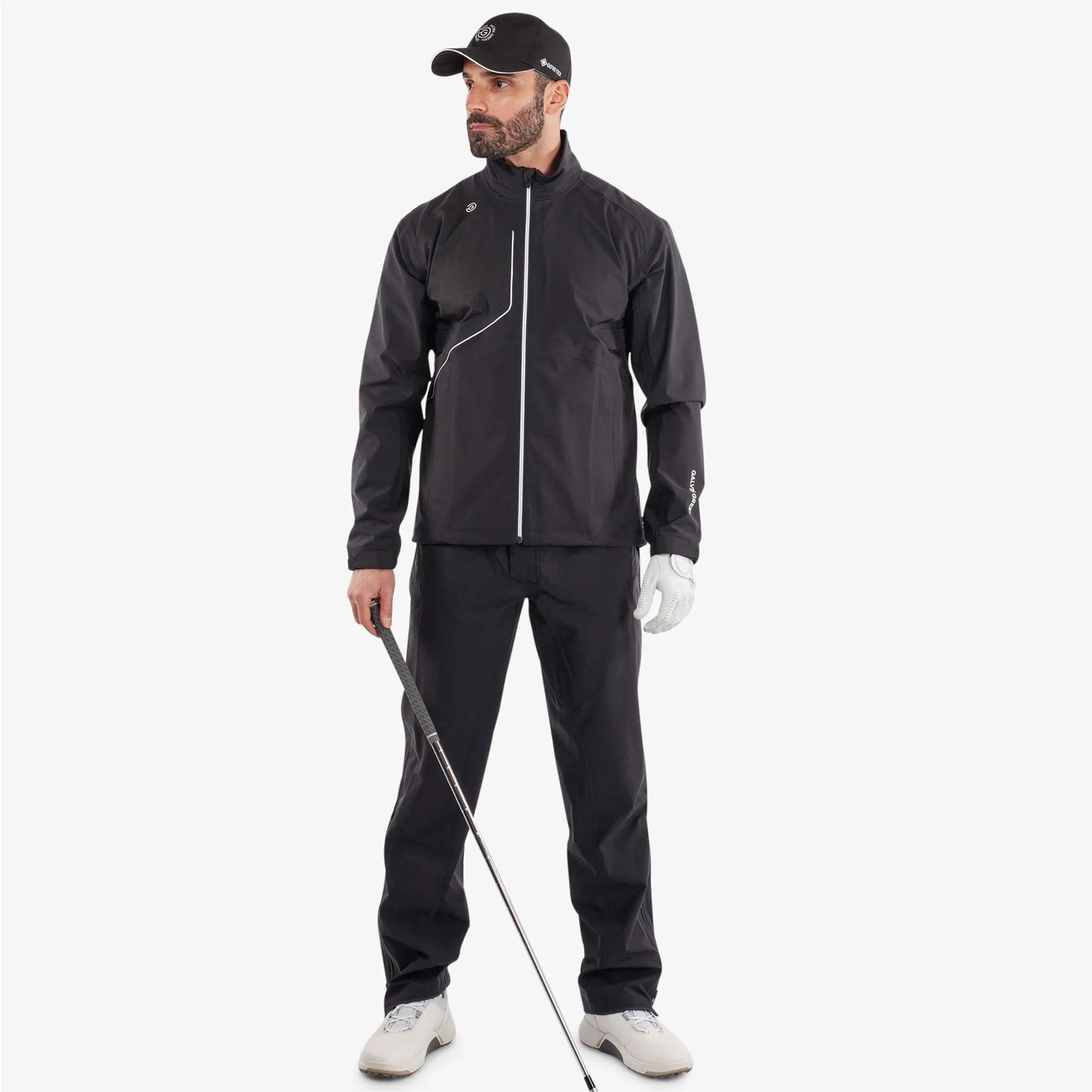 Ames PERTEX Waterproof Jacket Black/White - 2024