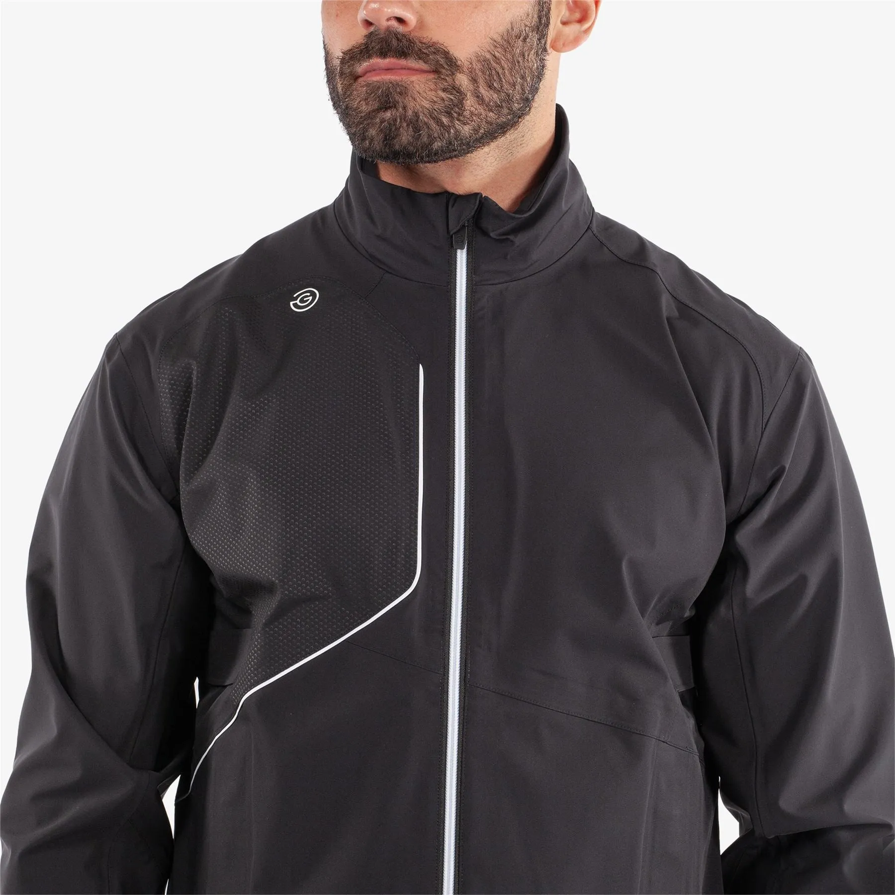 Ames PERTEX Waterproof Jacket Black/White - 2024