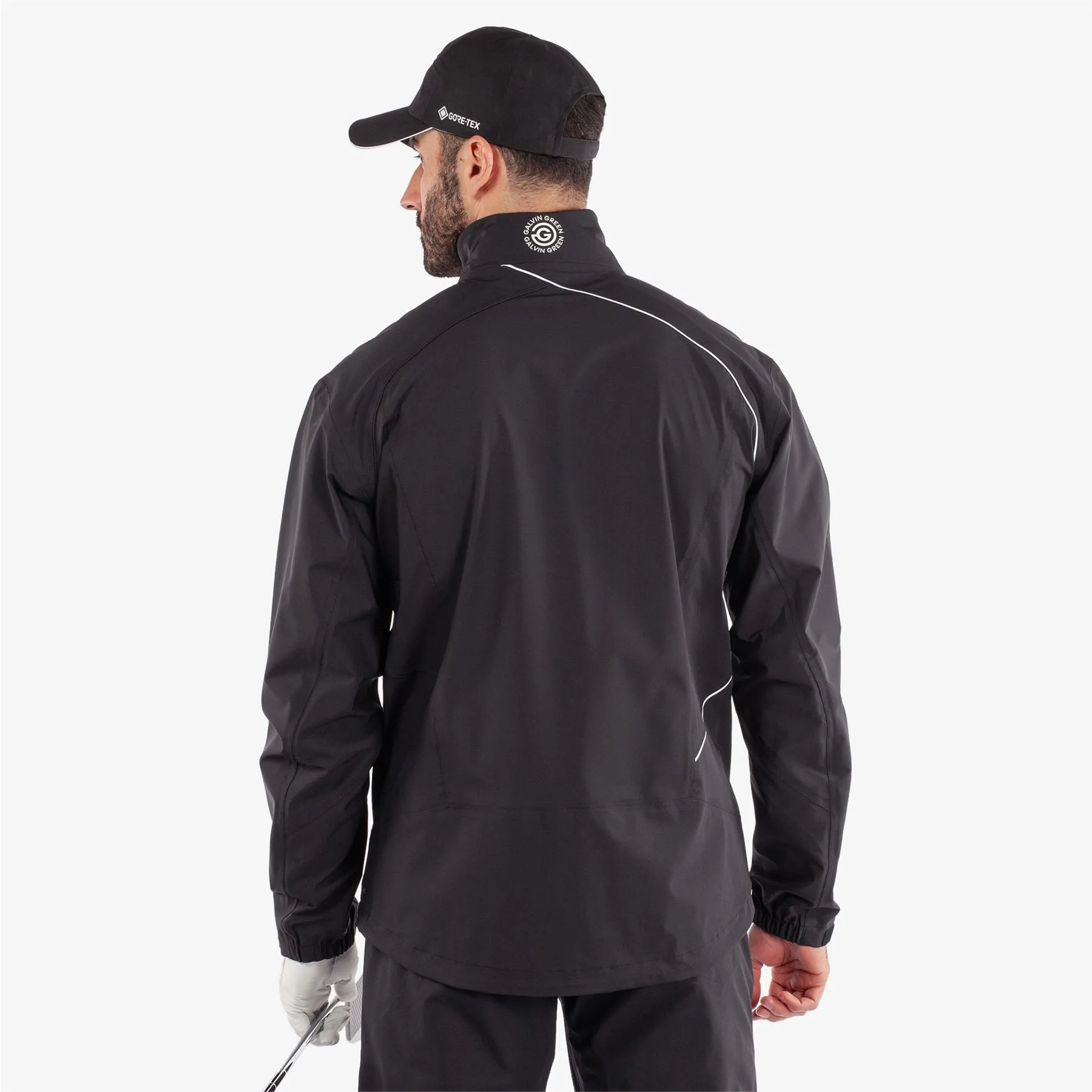 Ames PERTEX Waterproof Jacket Black/White - 2024