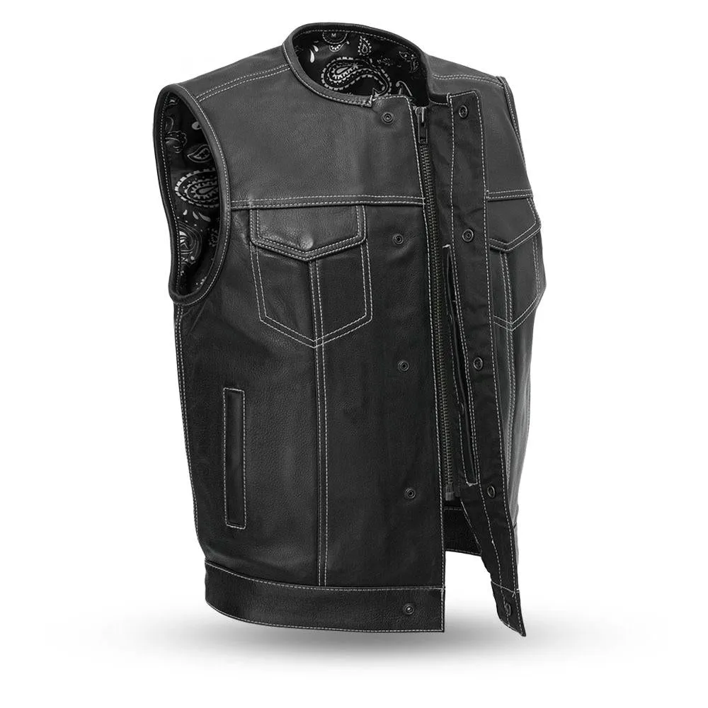 Bandit Men's Leather Club Vest