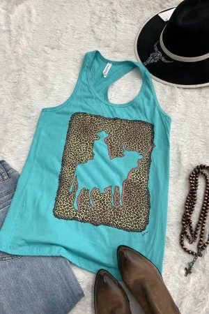 BC TANK LEO HORSE - TURQUOISE