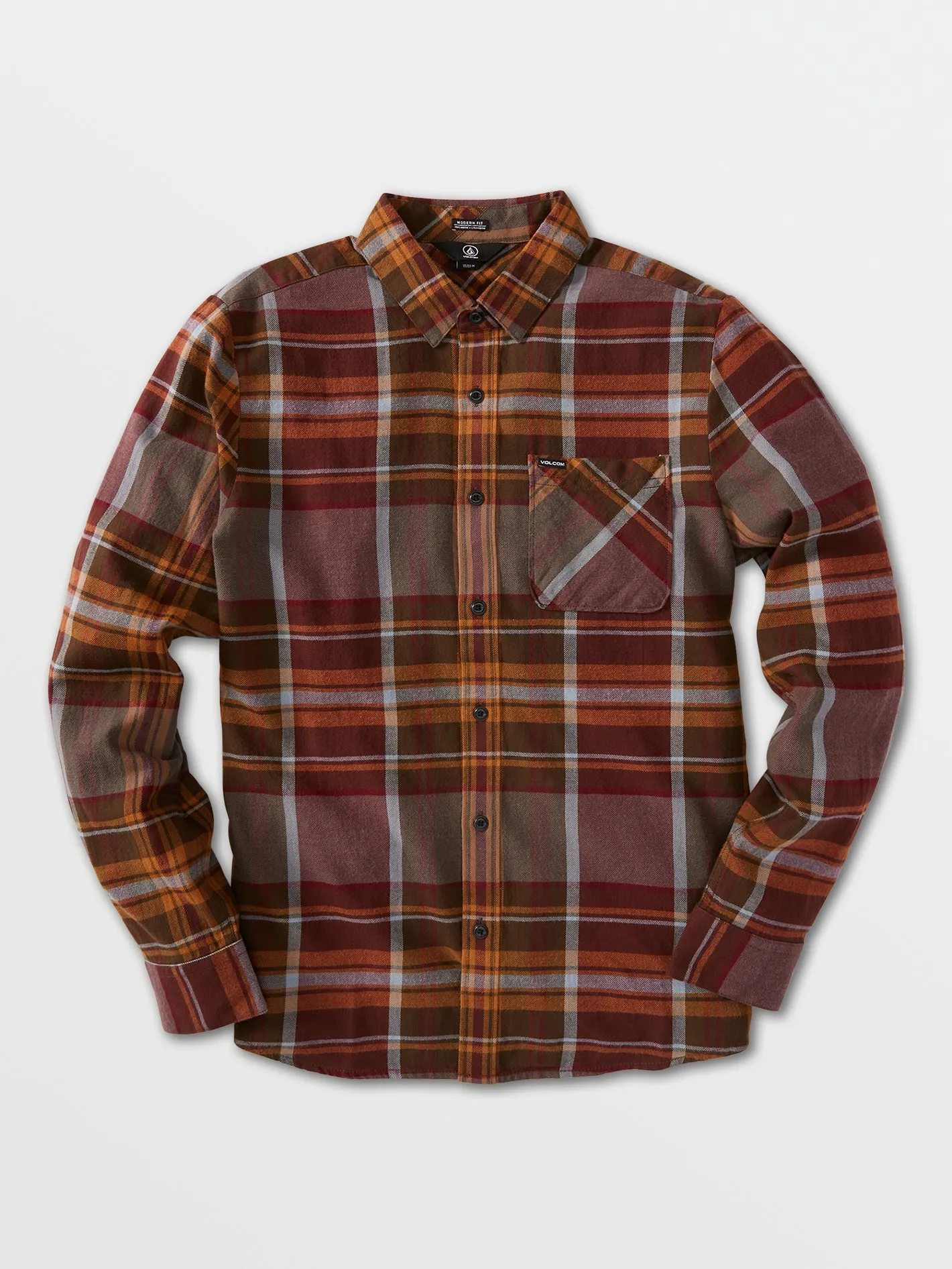 Caden Plaid Long Sleeve Flannel - Port