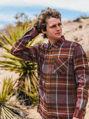 Caden Plaid Long Sleeve Flannel - Port