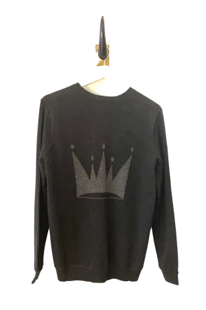 Cashmere Crown Sweater Coal