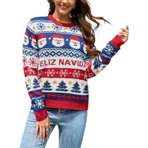 Christmas Holiday Patterned Sweater