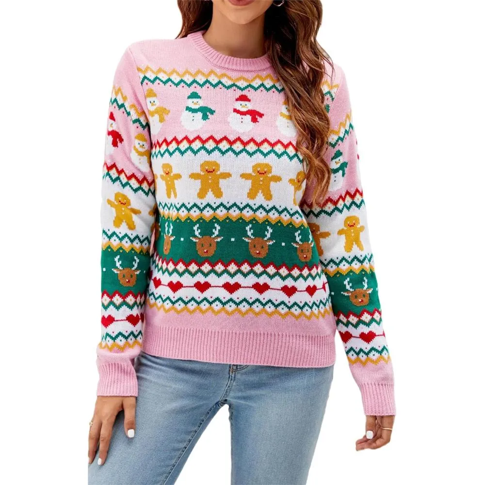 Christmas Holiday Patterned Sweater