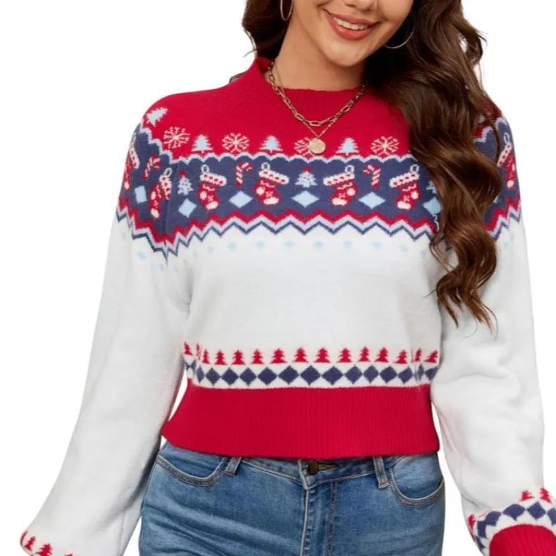 Christmas Holiday Patterned Sweater