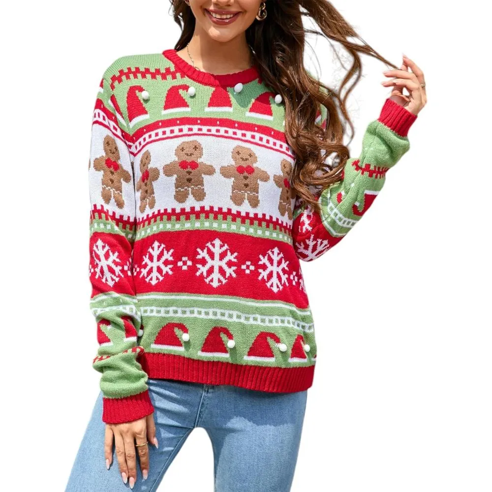 Christmas Holiday Patterned Sweater