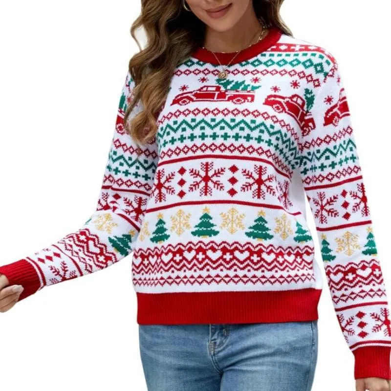 Christmas Holiday Patterned Sweater