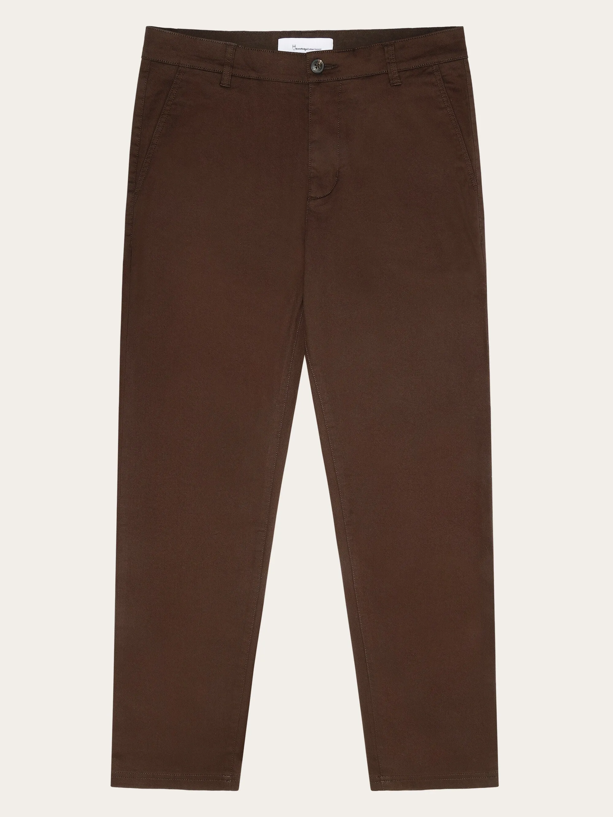 Chuck Regular Canvas Pant - GOTS/Vegan - Demitasse (brown)