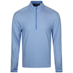 Classic Fit Stretch Jersey Pullover Summer Blue Refined Tile - SS24