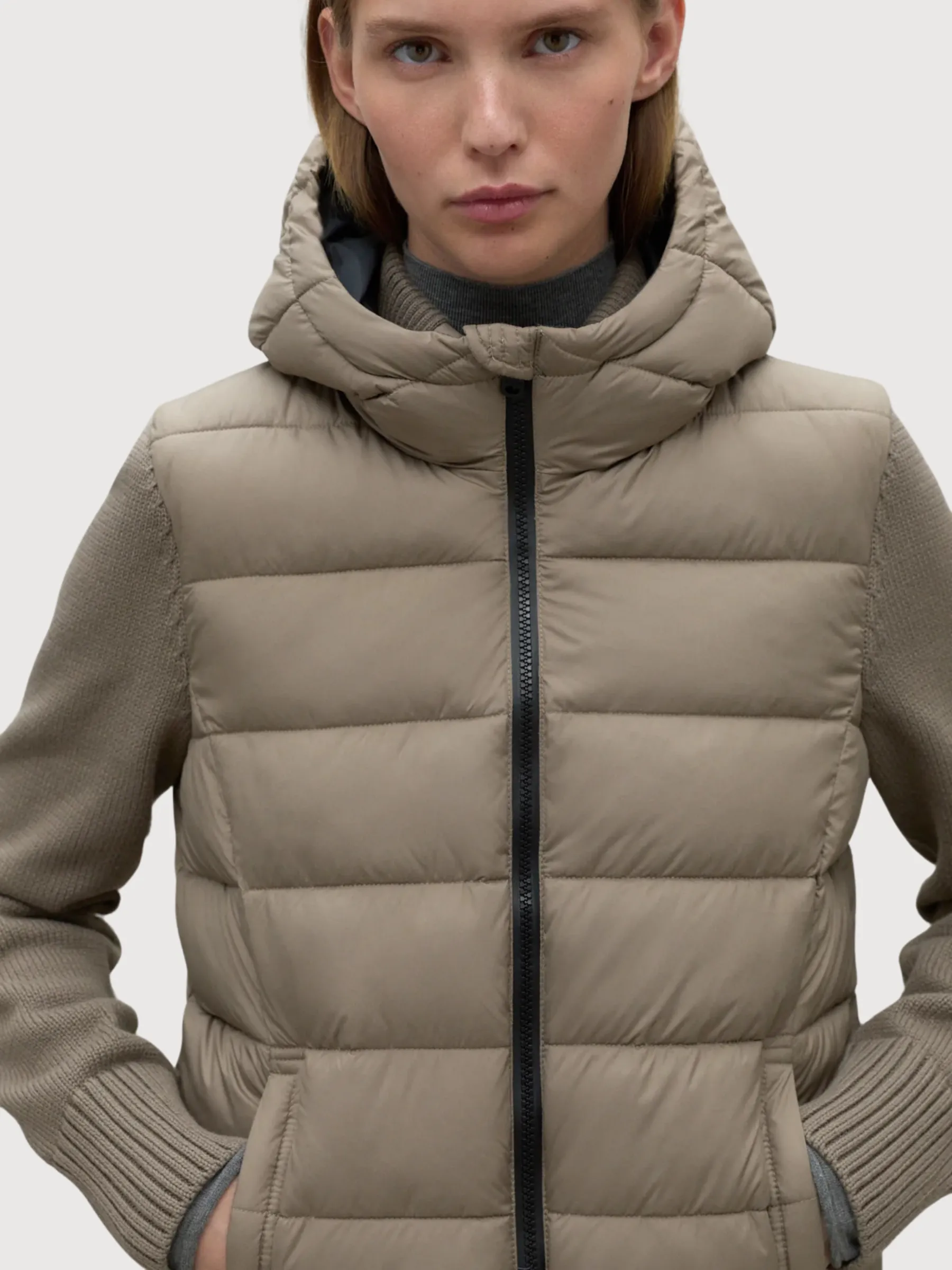 Denali Mocca Woman Jacket | Ecoalf