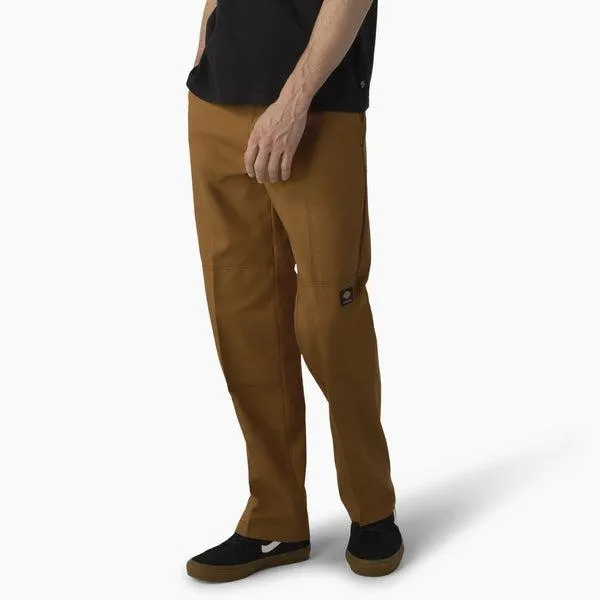 Dickies Skateboarding Double Knee Pants Regular Fit Brown Duck