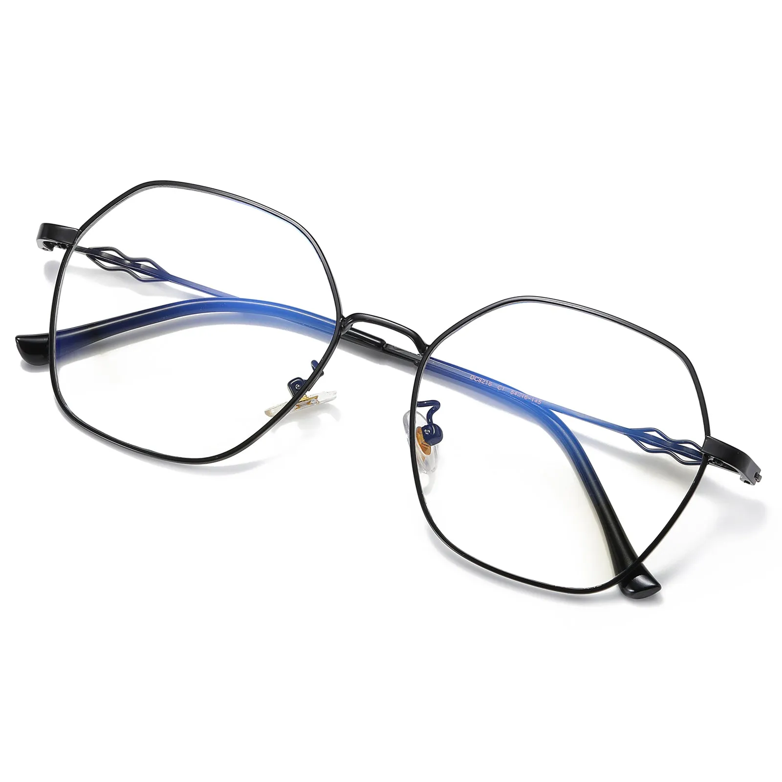 DUCO Small Round Blue Light Glasses For Women Men Blue Ray Blocking Glasses 8215