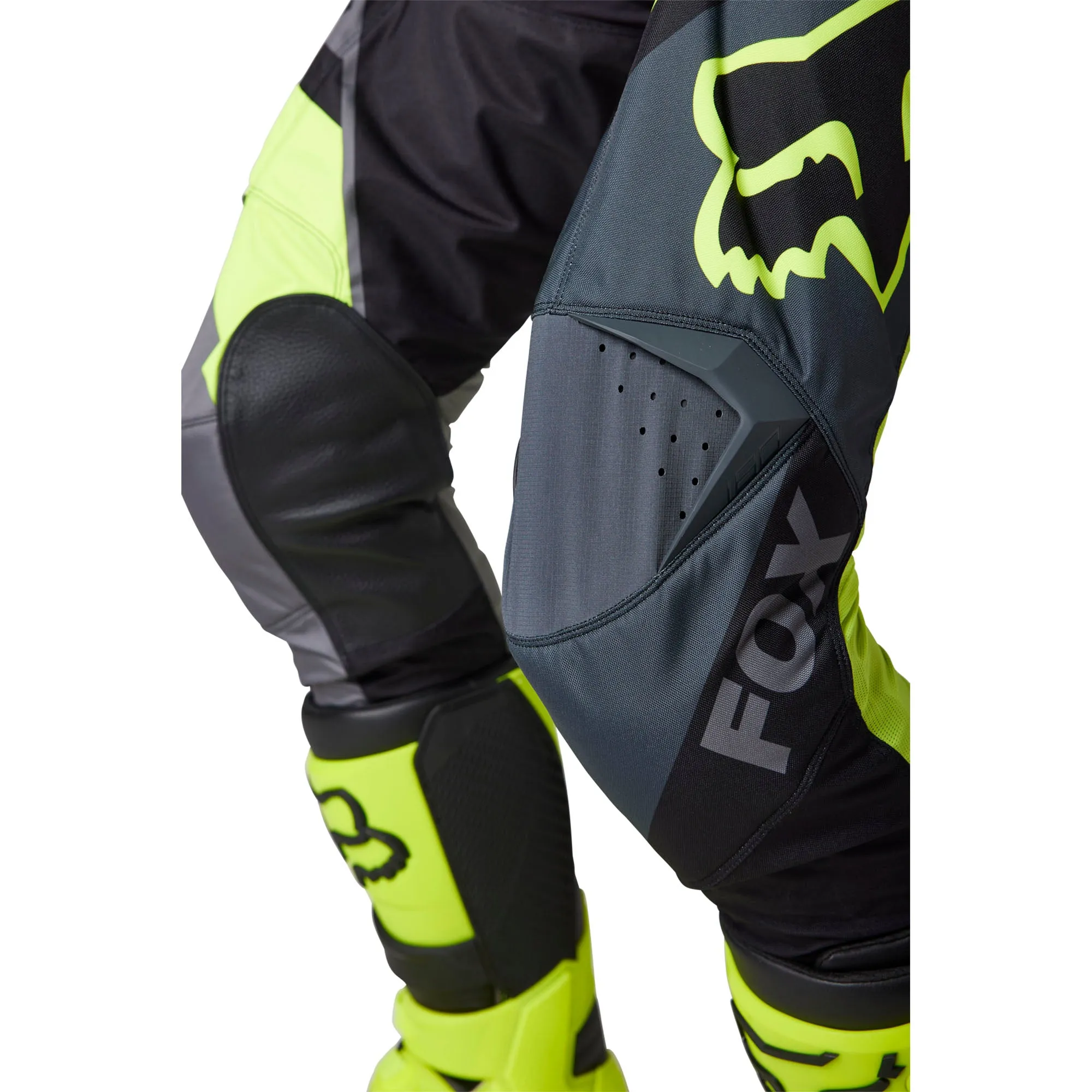 Fox Racing  Mens 180 Xpozr Motocross Pants Pewter Offroad MotoX Padded Hips