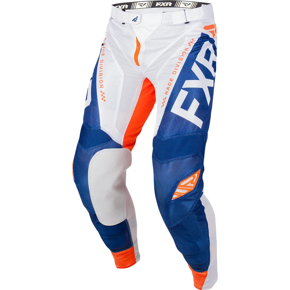 FXR 193342-4530-28 Helium Air MX Pant 19 Durable Lightweight Mesh Fabric Navy White Orange