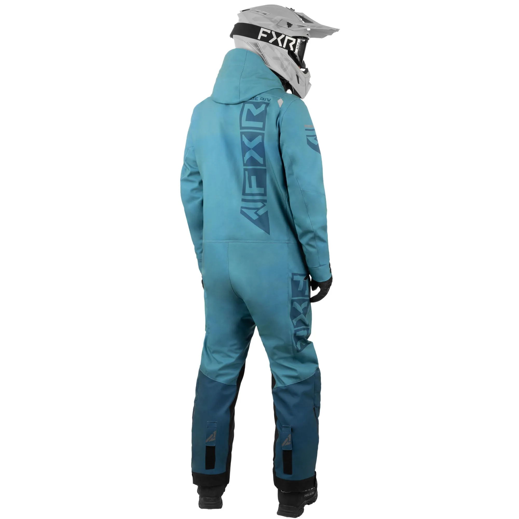 FXR Helium Insulated Snowmobile Monosuit Steel/Dark Steel