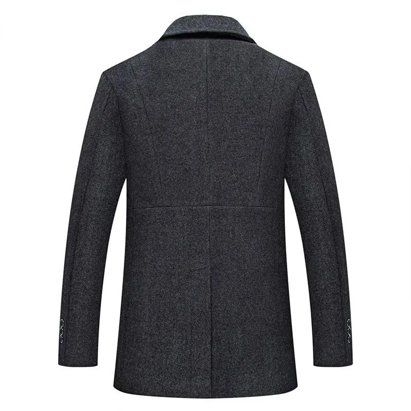 Gentlemen Scarf Premium Wool Coat