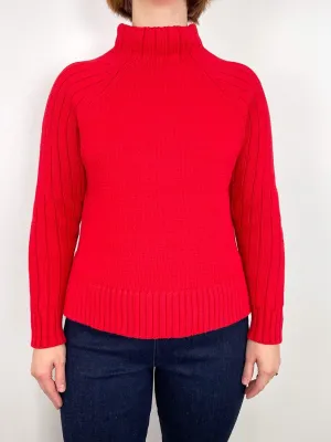 Hadley Sweater in Red Sail Cotton