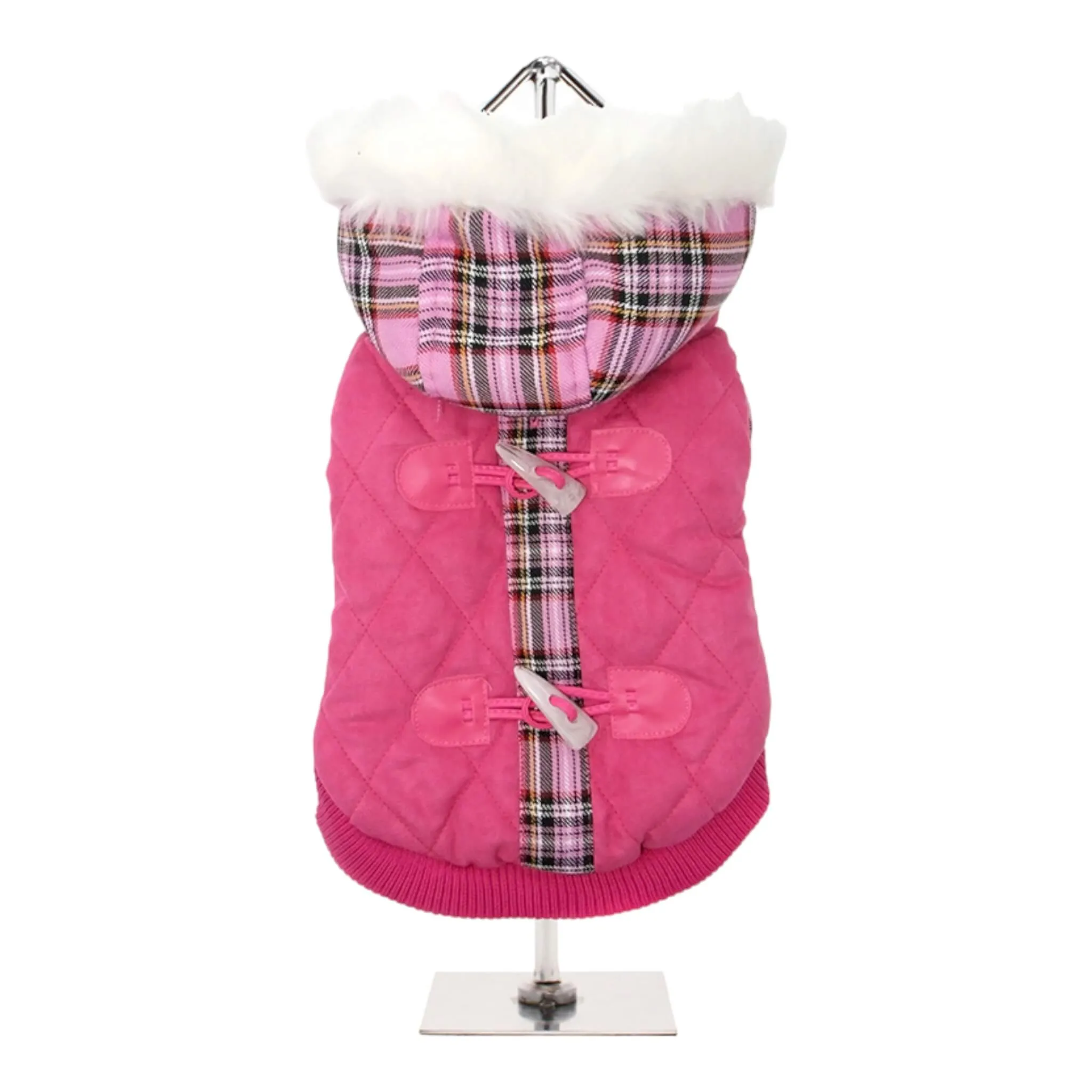 Highland Lady Quilted Tartan Dog Coat