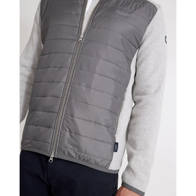 Holebrook Peder Windproof Mens Full Zip Jacket - Light Grey Melange