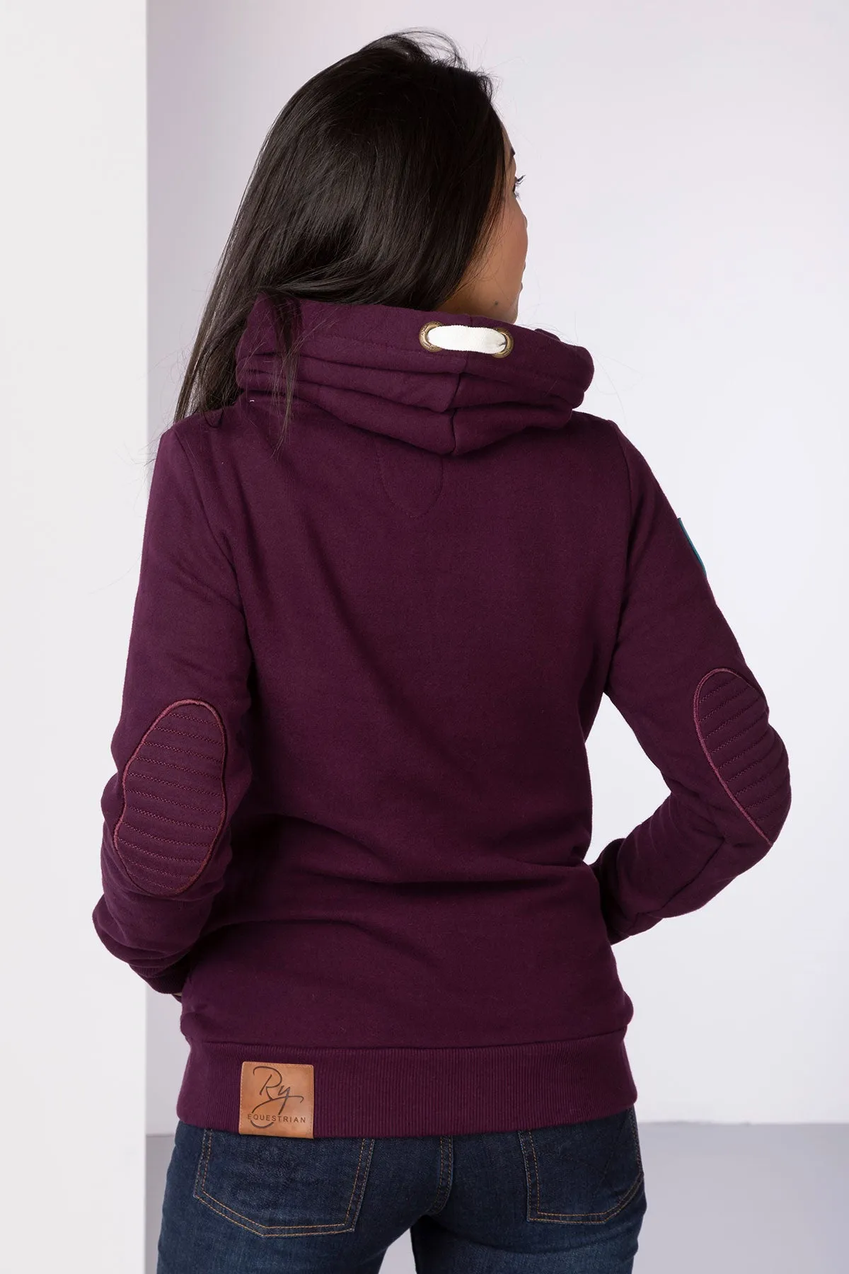 Ladies Cross Neck Hoody