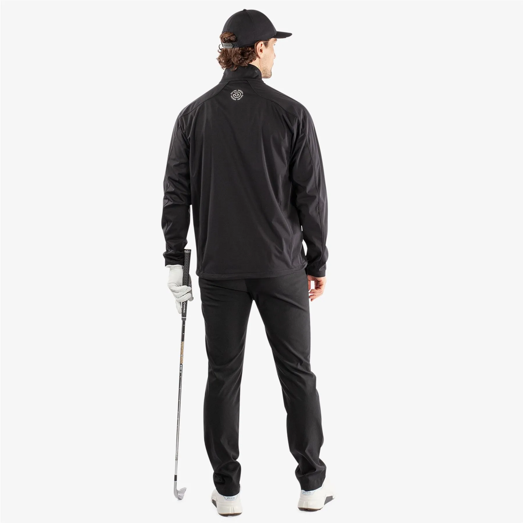 Lawrence Half Zip Windproof Jacket Black/White - AW24