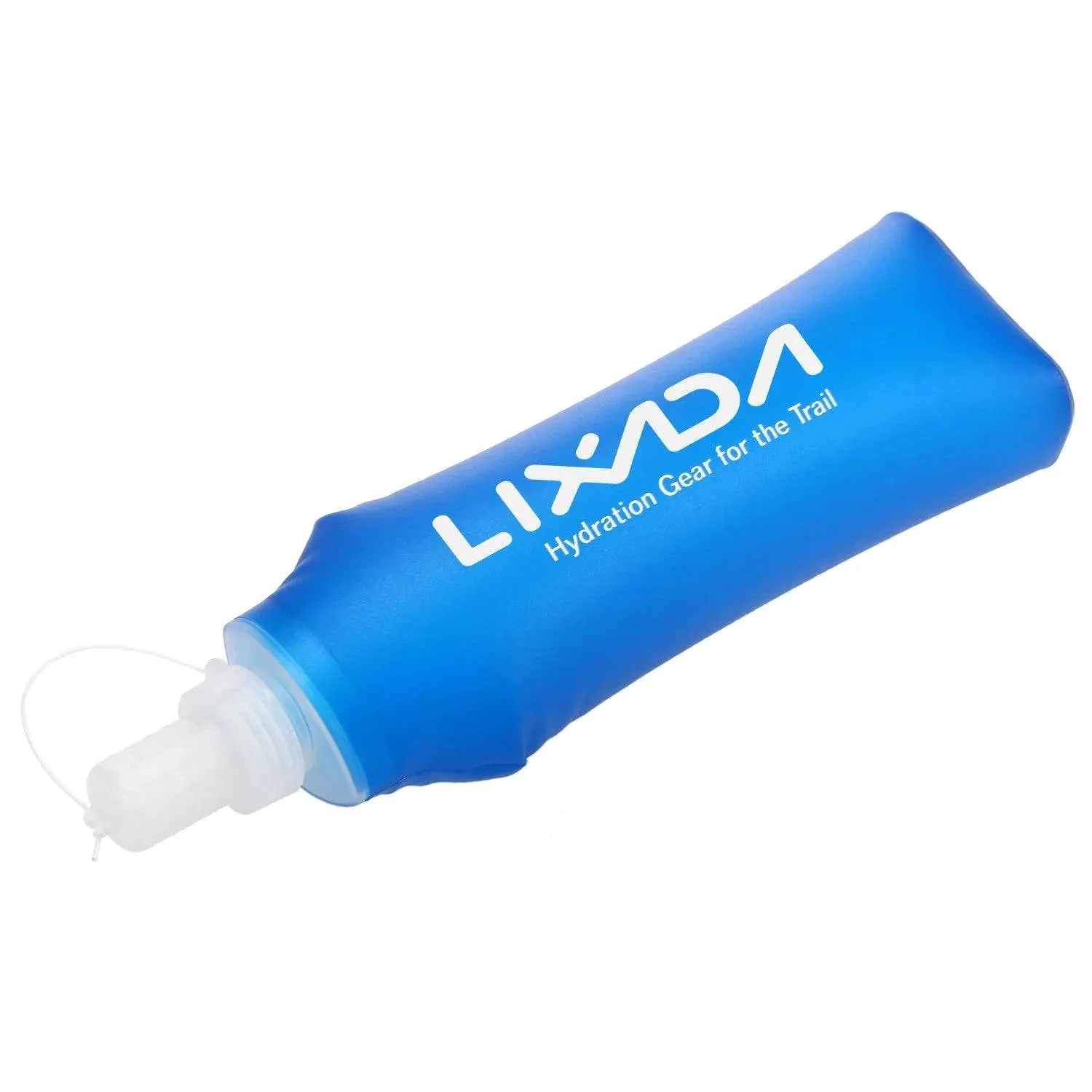 Lixada 500ml Outdoor Water Drinking Bottle Soft Folding Flask BPA Free for Running Hiking Cycling  1PCS/2PCS