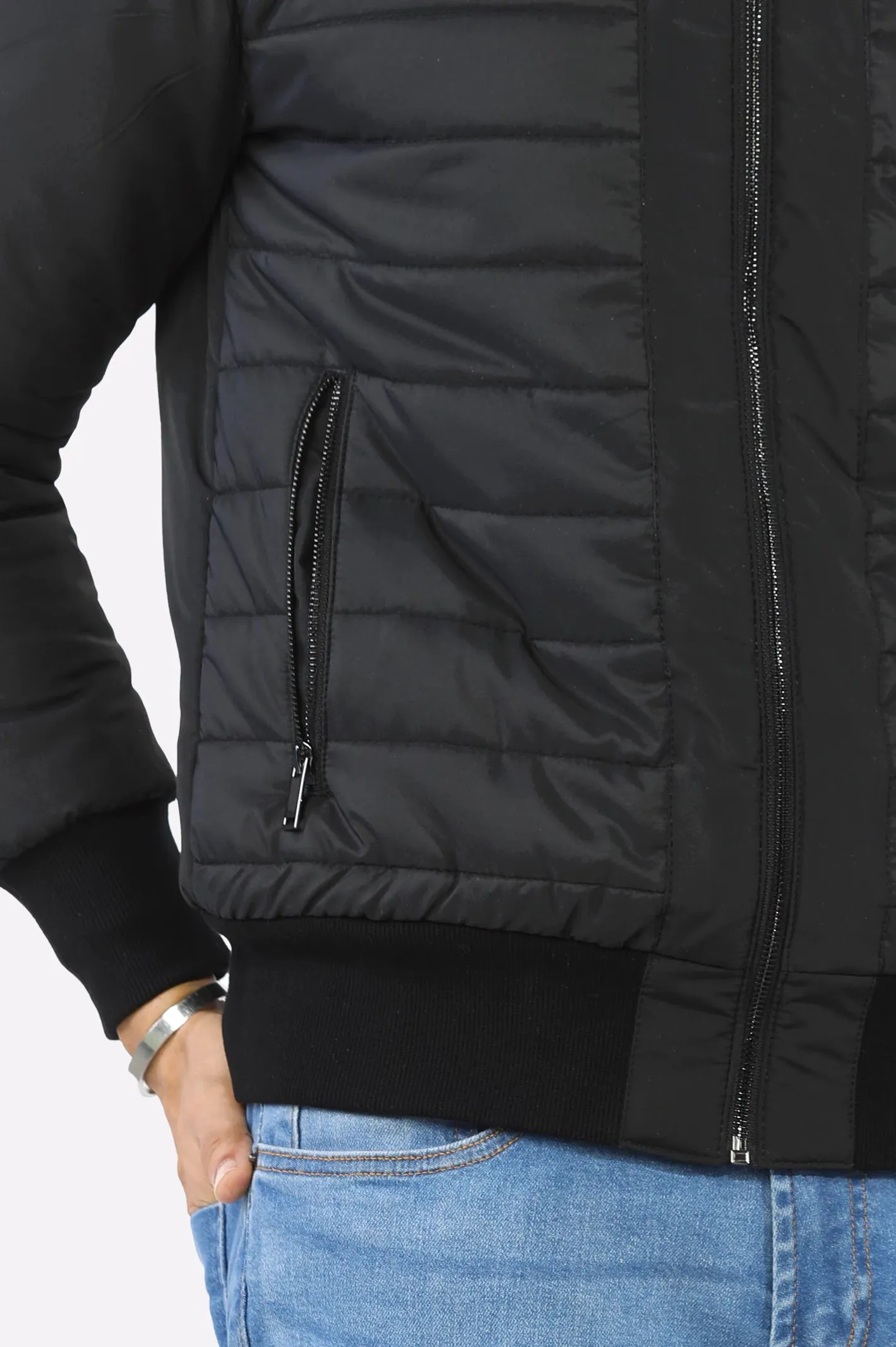 Mens Black Puffer Jacket