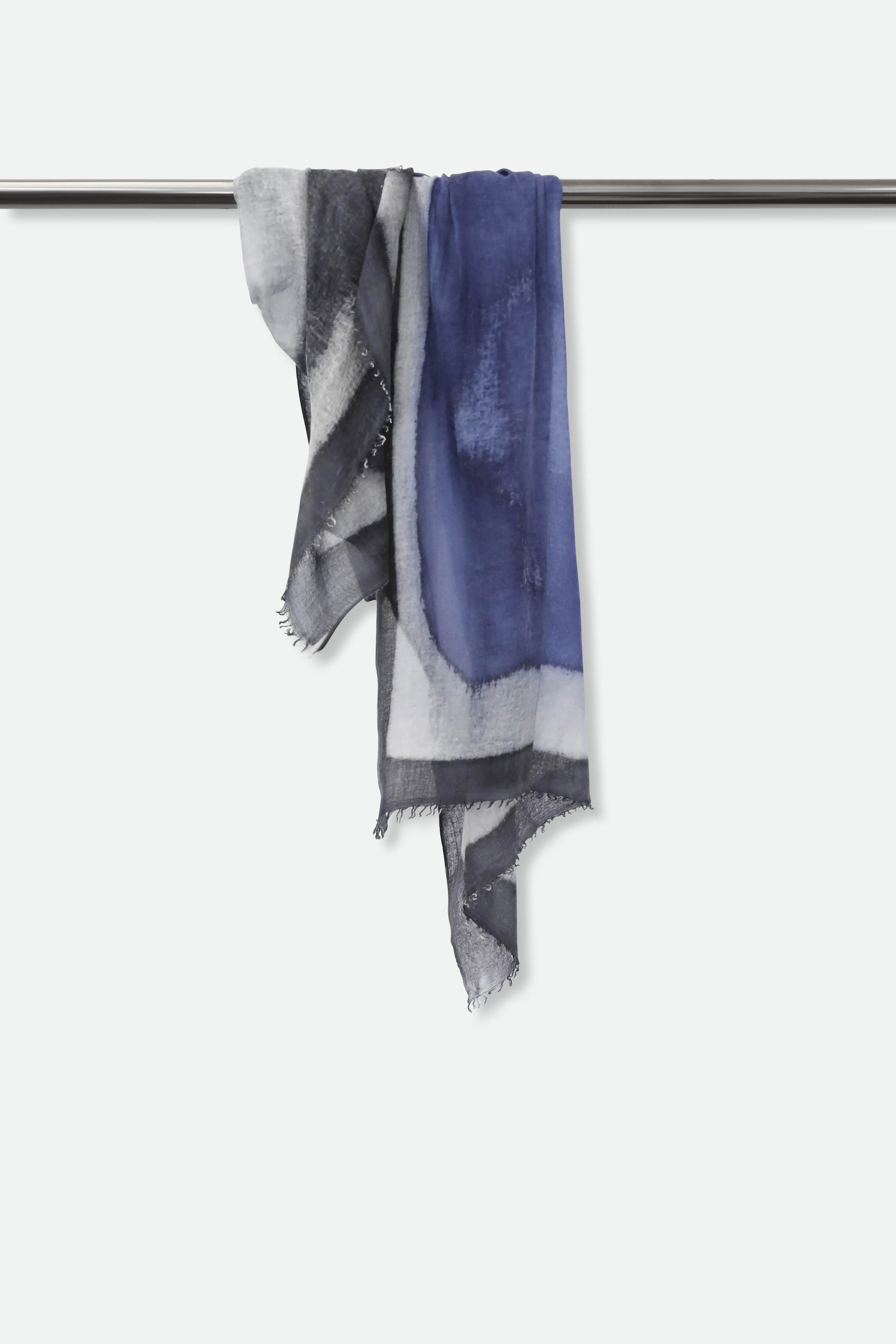 NORDIC CITY SCARF IN HAND DYED CASHMERE