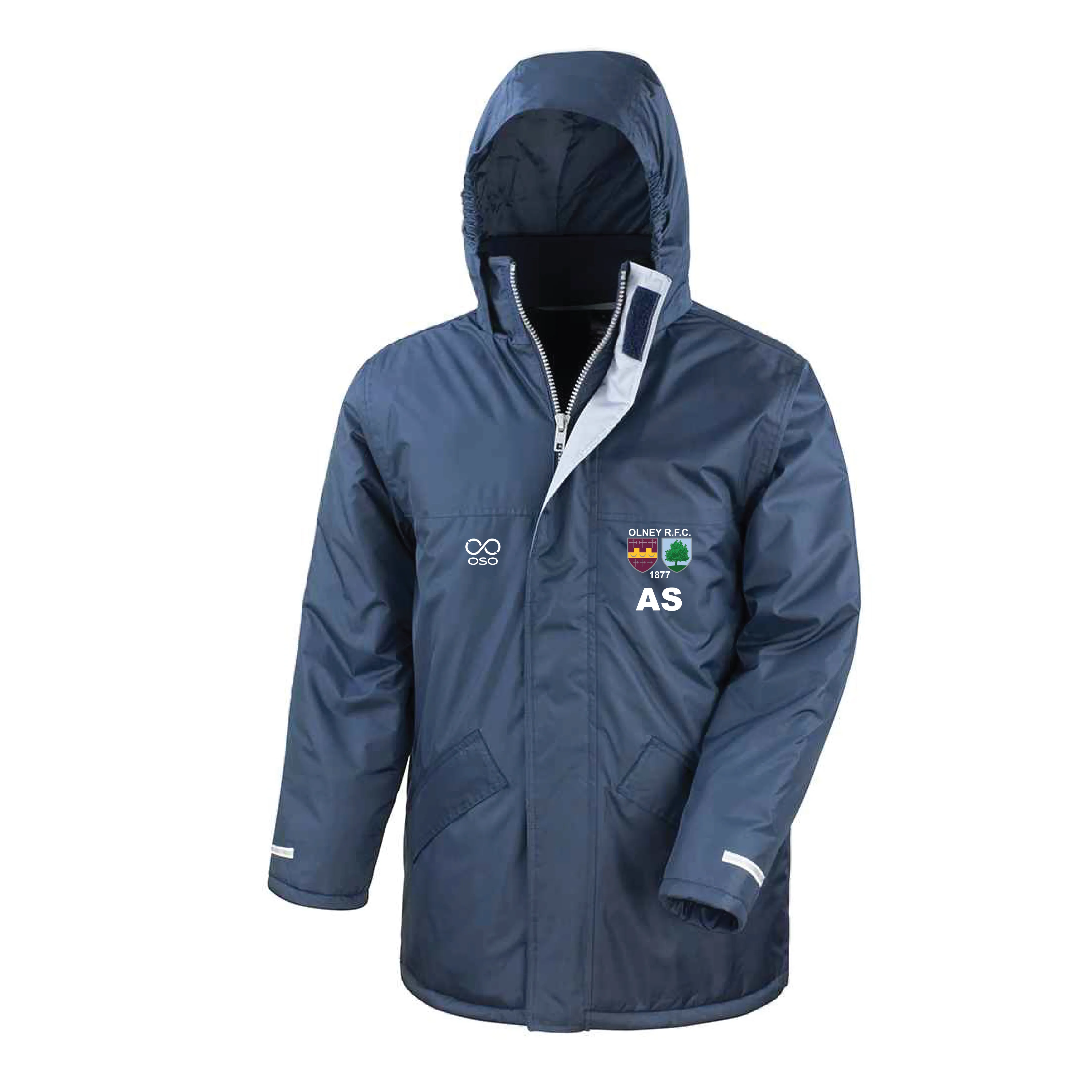 Olney RFC Manager Jacket - Navy/white