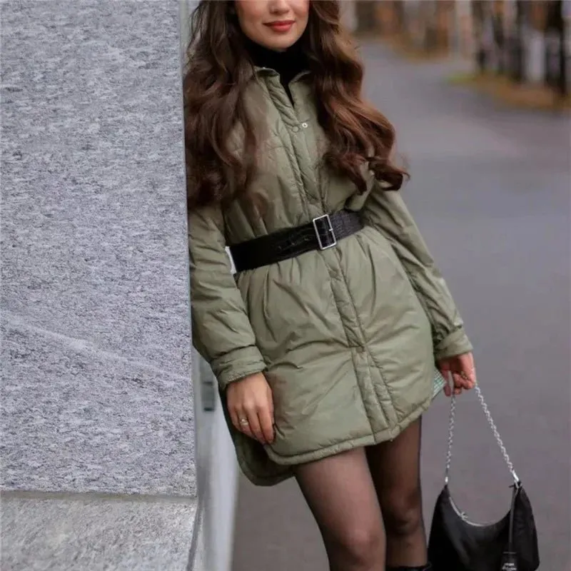 Oversized Quilted Puffer Coat