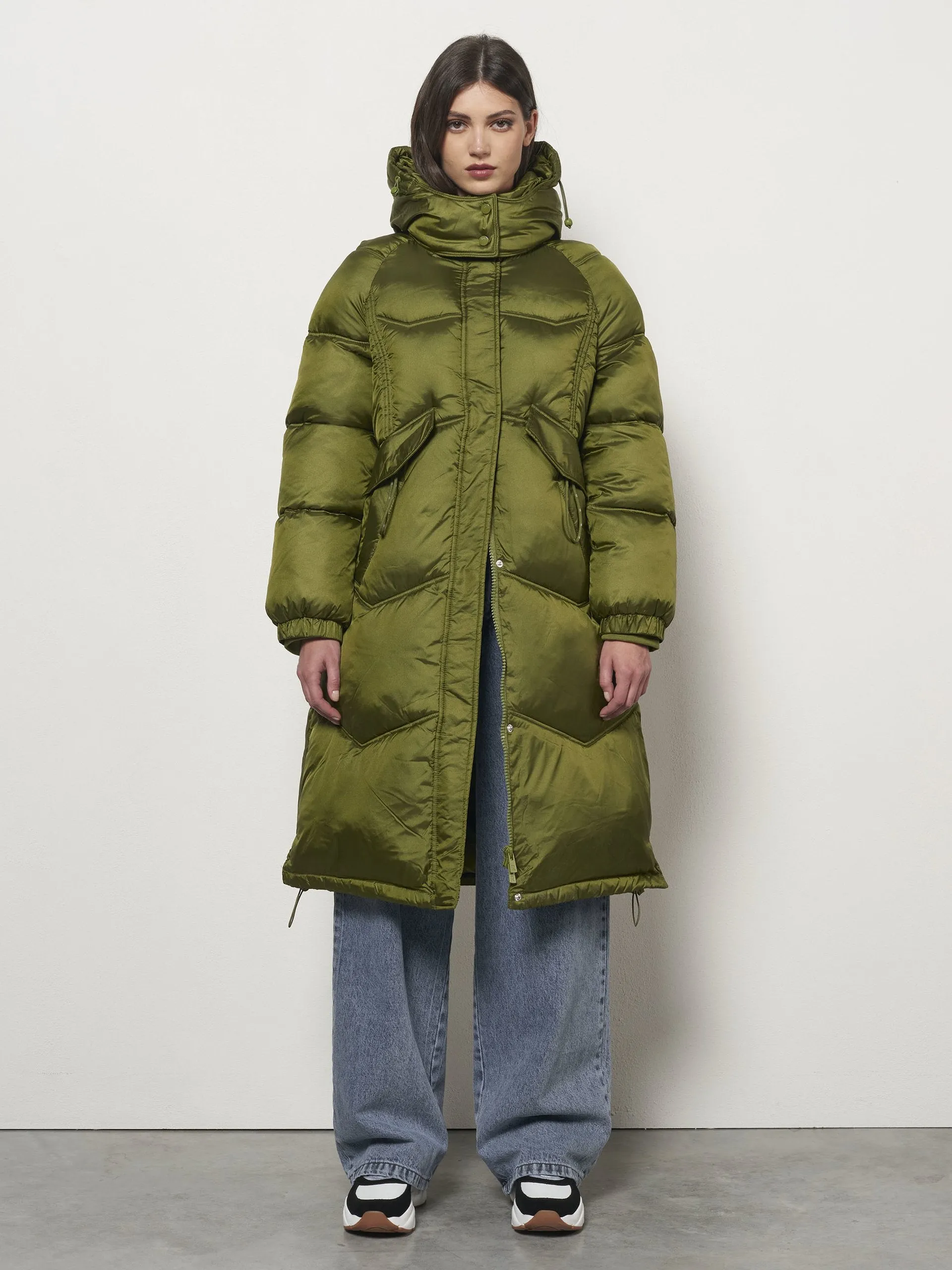 Quilted Long Puffer