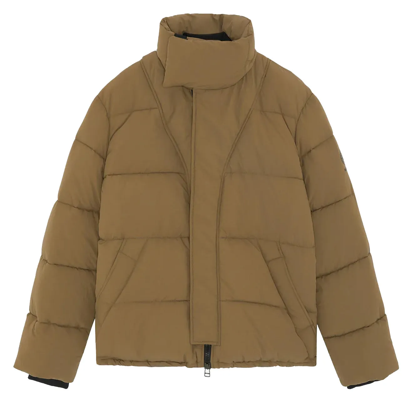 Raeburn Filled Puffa Jacket Mid Brown