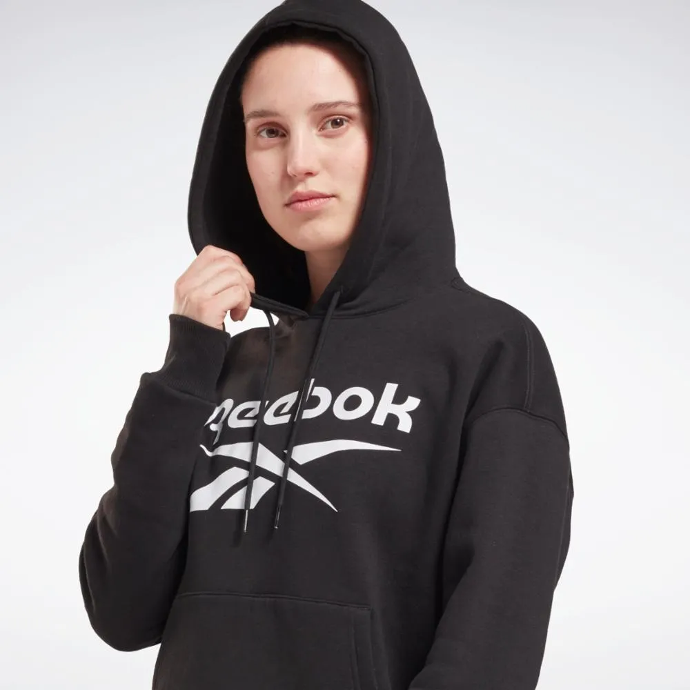 Reebok Apparel  Women's Ri Bl Fleece Hoody Reebok Training App Women Black Reg