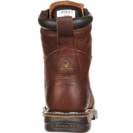 Rocky Men's Ironclad 8" Waterproof Work Boot - Brown - FQ0005693