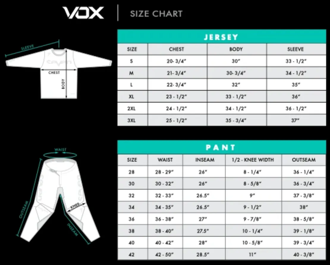 Seven Vox Phaser Motocross Pants (Black)