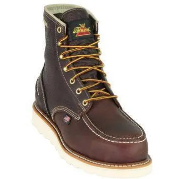 Thorogood Men's USA Made 1957 6" Moc Safety Toe WP Wedge Work Boot 804-3600