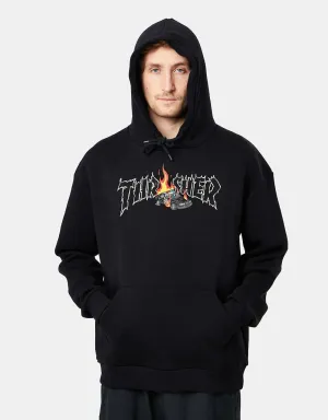 Thrasher x Neck Face Cop Car Pullover Hoodie - Black