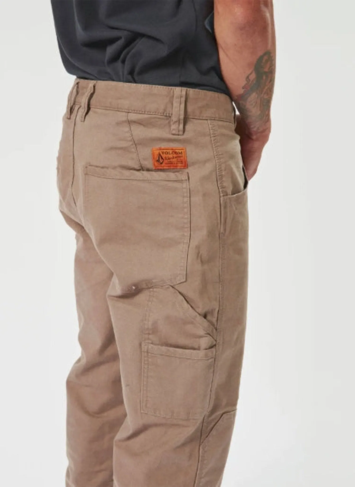 Volcom Men's Caliper Straight Leg Stretch Cargo Work Pant