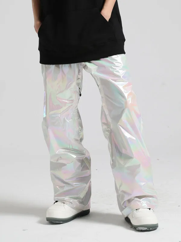 Women's Gsou Snow Neon Holographic Snow Pants